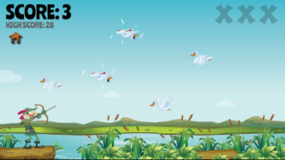 Emulate iPhone app Duck Bow Hunt using MyAndroid