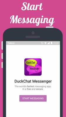 Emulate Android APK DuckChat Messenger