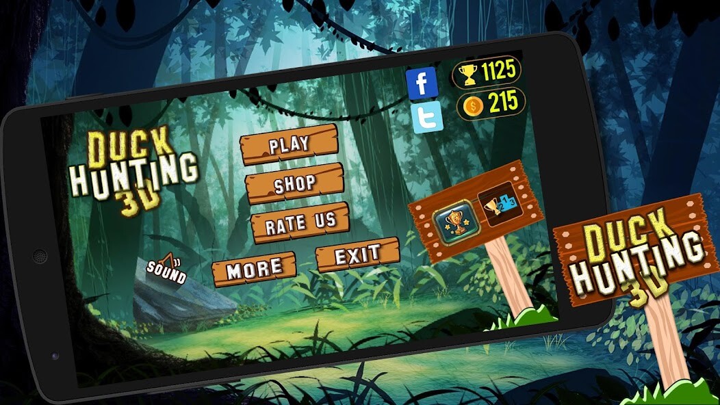 Emulate iPhone app Duck Hunting 3D using MyAndroid Emulate iPhone app Duck Hunting 3D using MyAndroid