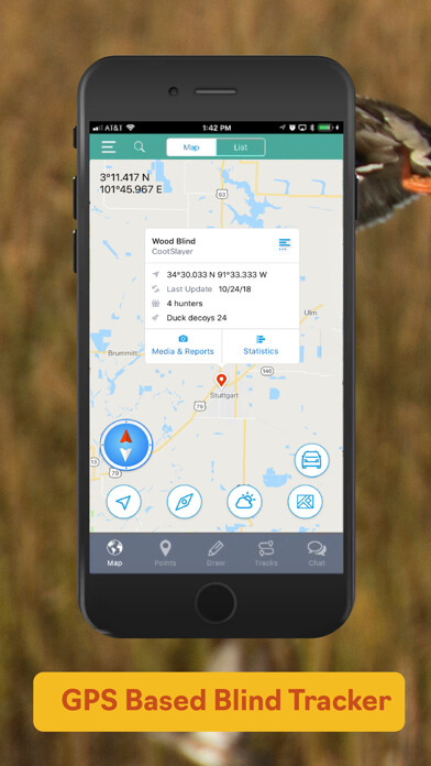 Emulate iPhone app Duckr - Duck Hunting App & GPS using MyAndroid Emulate iPhone app Duckr - Duck Hunting App & GPS using MyAndroid
