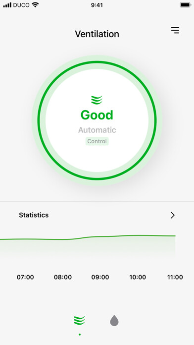 Emulate iPhone app Duco Home Control using MyAndroid