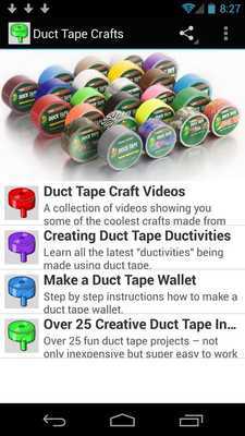 Emulate Android APK Duct Tape Crafts Emulate Android APK Duct Tape Crafts