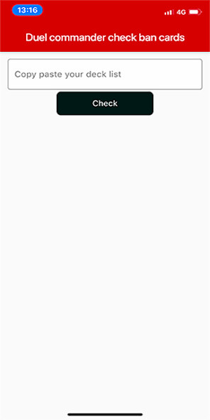 Run android online APK Duel commander banlist check from MyAndroid or emulate Duel commander banlist check using MyAndroid Run android online APK Duel commander banlist check from MyAndroid or emulate Duel commander banlist check using MyAndroid