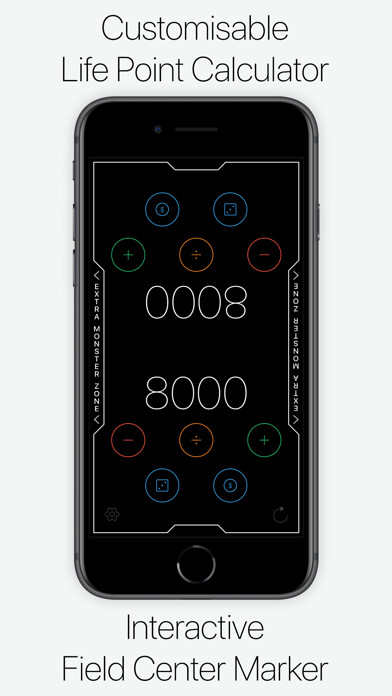 Emulate iPhone app Duel: Life Point Tracker using MyAndroid