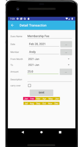 Run android online APK Dues Manager from MyAndroid or emulate Dues Manager using MyAndroid