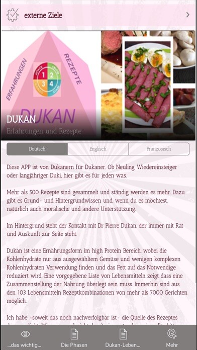 Emulate iPhone app Dukan Erfahrungen & Rezepte using MyAndroid Emulate iPhone app Dukan Erfahrungen & Rezepte using MyAndroid