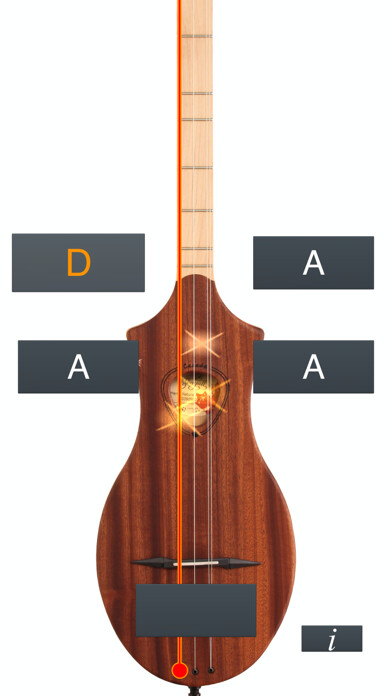 Emulate iPhone app Dulcimer Tuner Simple Ionian using MyAndroid Emulate iPhone app Dulcimer Tuner Simple Ionian using MyAndroid