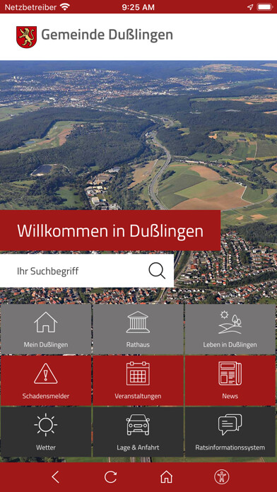 Emulate iPhone app Dußlingen using MyAndroid Emulate iPhone app Dußlingen using MyAndroid