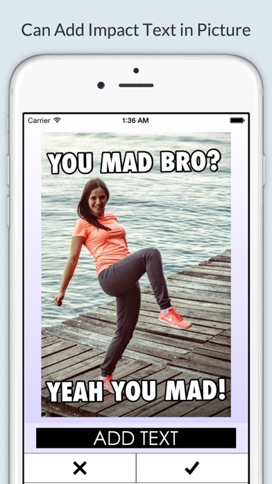 Emulate iPhone app DUMB - Add Impact Font Text using MyAndroid Emulate iPhone app DUMB - Add Impact Font Text using MyAndroid