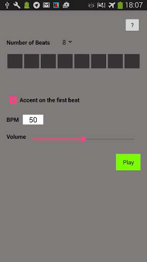 Emulate Android APK Dumbek Metronome