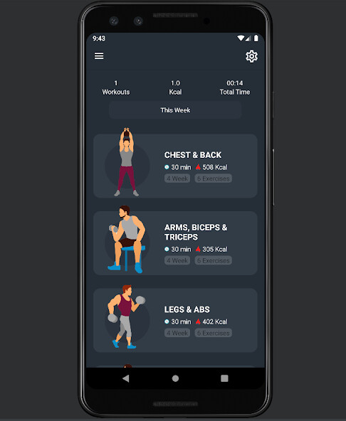 Run android online APK Dumbell Home Workout from MyAndroid or emulate Dumbell Home Workout using MyAndroid