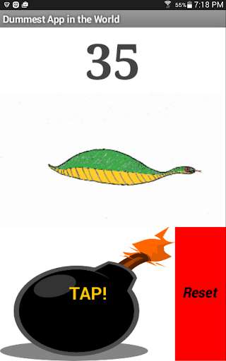 Run android online APK Dumbest App in the World from MyAndroid or emulate Dumbest App in the World using MyAndroid