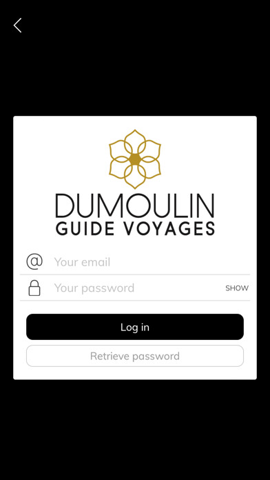Emulate iPhone app Dumoulin Travel Guides using MyAndroid