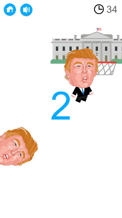 Emulate iPhone app Dump Trump Dump vs Basketball Messenger : FREE using MyAndroid