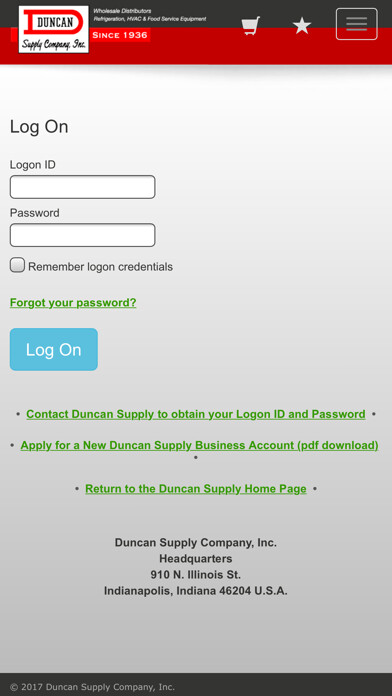 Emulate iPhone app Duncan Supply Mobile using MyAndroid Emulate iPhone app Duncan Supply Mobile using MyAndroid