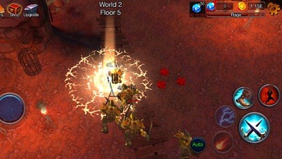 Emulate iPhone app Dungeon Clash - 3D Idle RPG using MyAndroid