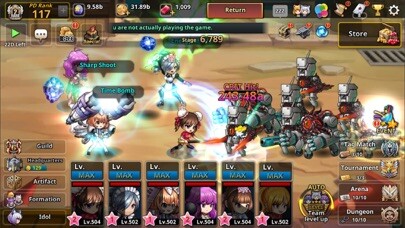 Emulate iPhone app Dungeon iDoll using MyAndroid Emulate iPhone app Dungeon iDoll using MyAndroid