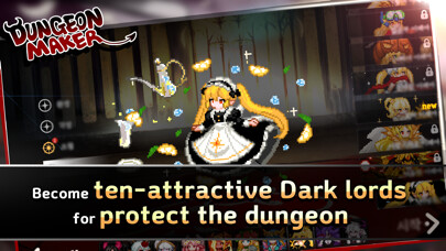 Emulate iPhone app Dungeon Maker : Dark Lord using MyAndroid