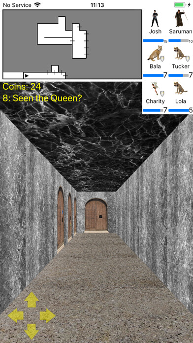 Emulate iPhone app Dungeon School Lite using MyAndroid
