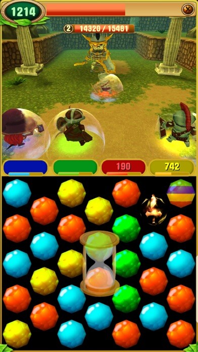 Emulate iPhone app Dungeons & Puzzles: RPG Quest using MyAndroid