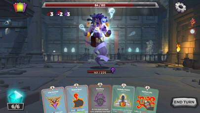 Emulate iPhone app Dungeon Tales : RPG Card Game using MyAndroid
