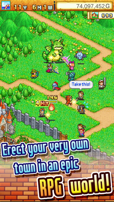 Emulate iPhone app Dungeon Village using MyAndroid