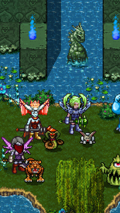 Emulate iPhone app Dungeon Winners RPG Pixel Game using MyAndroid
