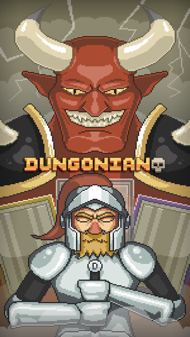 Emulate iPhone app Dungonian: Pixel card puzzle using MyAndroid
