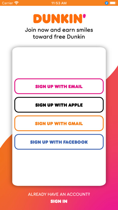Emulate iPhone app Dunkin Leb using MyAndroid Emulate iPhone app Dunkin Leb using MyAndroid