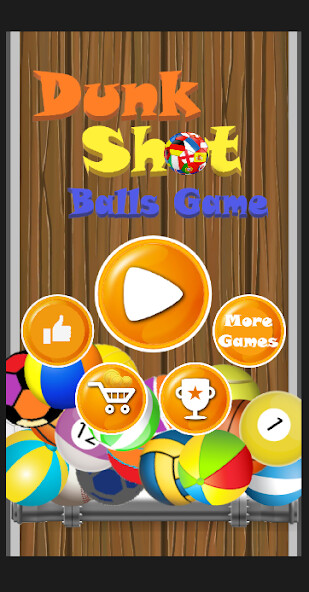 Run android online APK Dunk Shot - Balls Game from MyAndroid or emulate Dunk Shot - Balls Game using MyAndroid