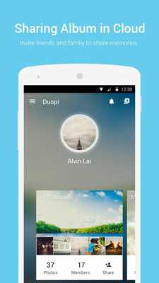 Emulate Android APK Duopi -Organize  Share Photos
