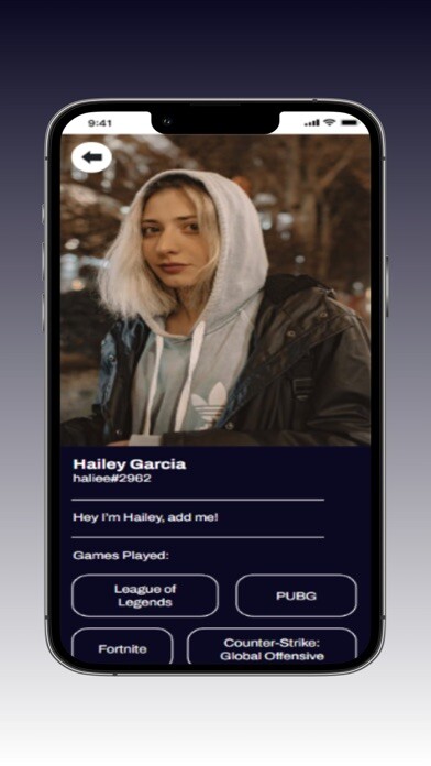 Emulate iPhone app DUOS: Gaming Buddy Finder using MyAndroid