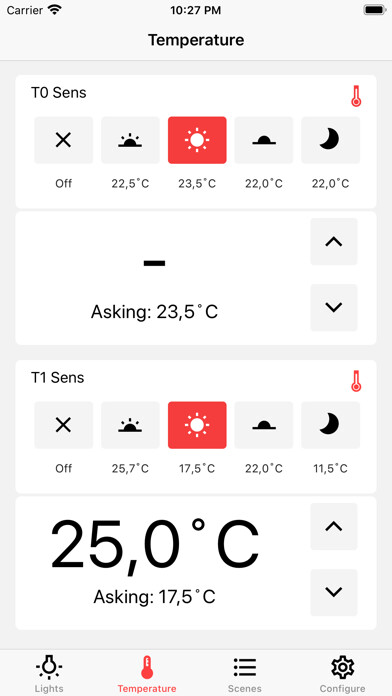 Emulate iPhone app Duotecno using MyAndroid