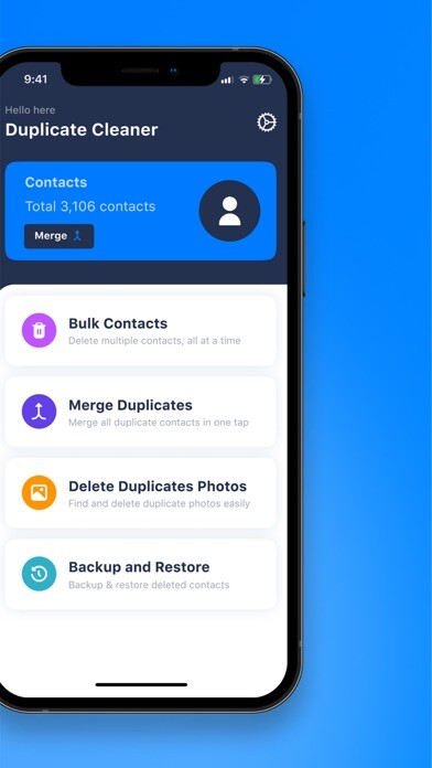 Emulate iPhone app Duplicate Cleaner App-Softices using MyAndroid