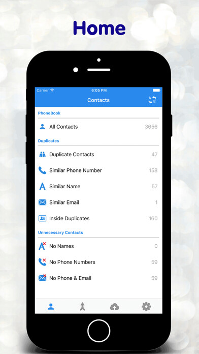 Emulate iPhone app Duplicate Contacts Manager using MyAndroid Emulate iPhone app Duplicate Contacts Manager using MyAndroid
