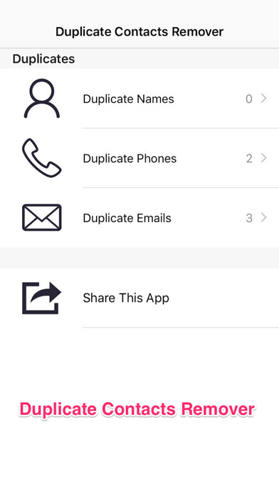 Emulate iPhone app Duplicate Contacts Remover - Contact Manager And Cleaner using MyAndroid Emulate iPhone app Duplicate Contacts Remover - Contact Manager And Cleaner using MyAndroid