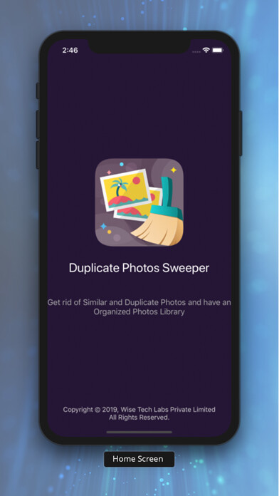 Emulate iPhone app Duplicate Photos Sweeper using MyAndroid