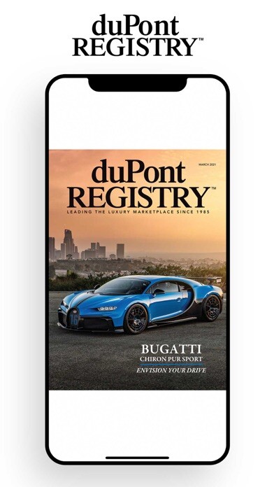 Emulate iPhone app duPont REGISTRY Automobiles using MyAndroid