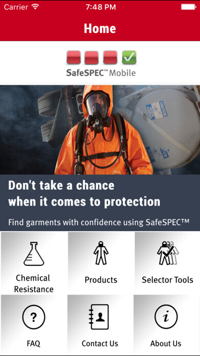 Emulate iPhone app DuPont™ SafeSPEC™ Mobile using MyAndroid Emulate iPhone app DuPont™ SafeSPEC™ Mobile using MyAndroid