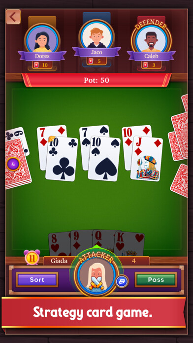 Emulate iPhone app Durak: Strategy Card Game using MyAndroid Emulate iPhone app Durak: Strategy Card Game using MyAndroid