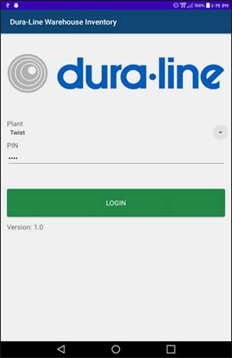 Run android online APK Duraline Warehouse Inventory from MyAndroid or emulate Duraline Warehouse Inventory using MyAndroid