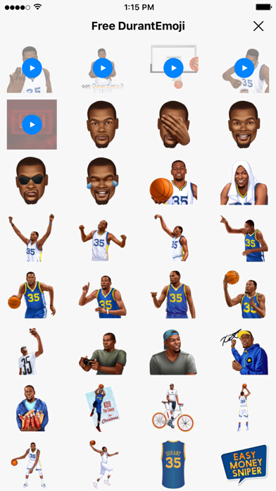 Emulate iPhone app DurantEmoji by Kevin Durant using MyAndroid Emulate iPhone app DurantEmoji by Kevin Durant using MyAndroid