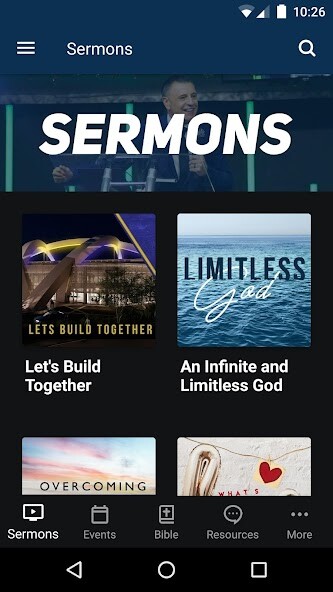 Emulate iPhone app Durban Christian Centre using MyAndroid