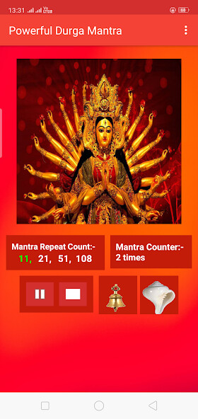 Run android online APK Durga Beej Mantra from MyAndroid or emulate Durga Beej Mantra using MyAndroid