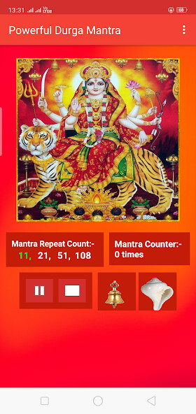 Emulate Durga Beej Mantra from MyAndroid or run Durga Beej Mantra using MyAndroid