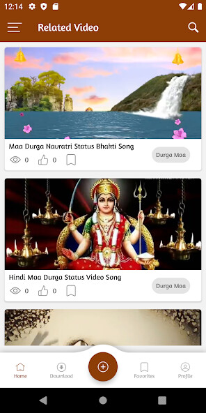 Run android online APK Durga Maa Video Status - Mata Devi Bhajan & Songs from MyAndroid or emulate Durga Maa Video Status - Mata Devi Bhajan & Songs using MyAndroid
