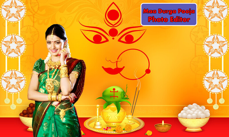 Run android online APK Durga Pooja Photo Frames from MyAndroid or emulate Durga Pooja Photo Frames using MyAndroid
