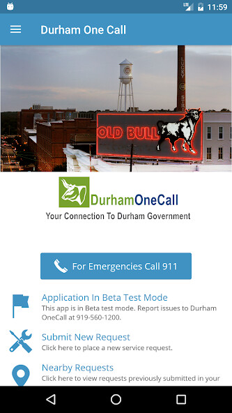 Emulate iPhone app Durham One Call using MyAndroid Emulate iPhone app Durham One Call using MyAndroid