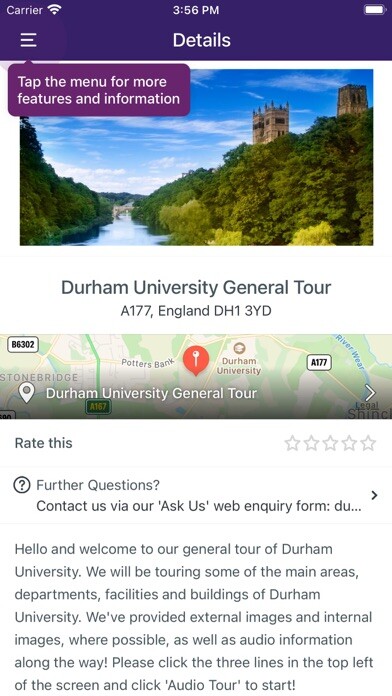 Emulate iPhone app Durham University Tours using MyAndroid Emulate iPhone app Durham University Tours using MyAndroid