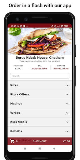 Run android online APK Durus Kebab House, Chatham from MyAndroid or emulate Durus Kebab House, Chatham using MyAndroid